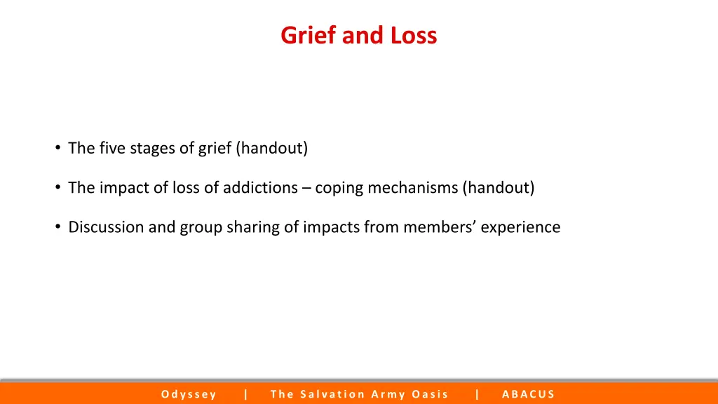 grief and loss