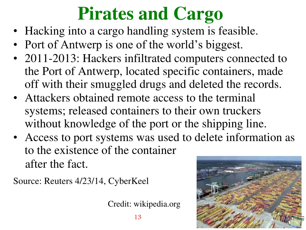 pirates and cargo