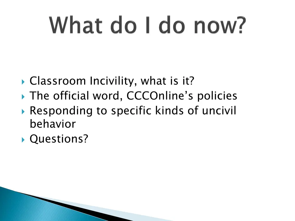 classroom incivility what is it the official word