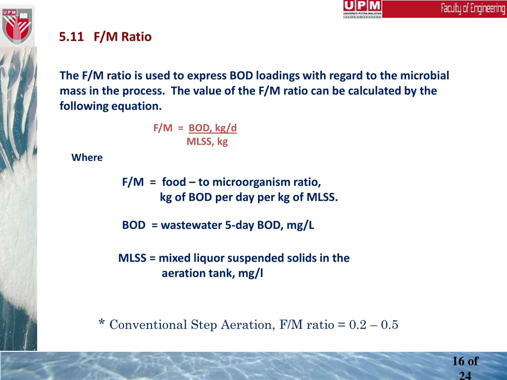 5 11 f m ratio