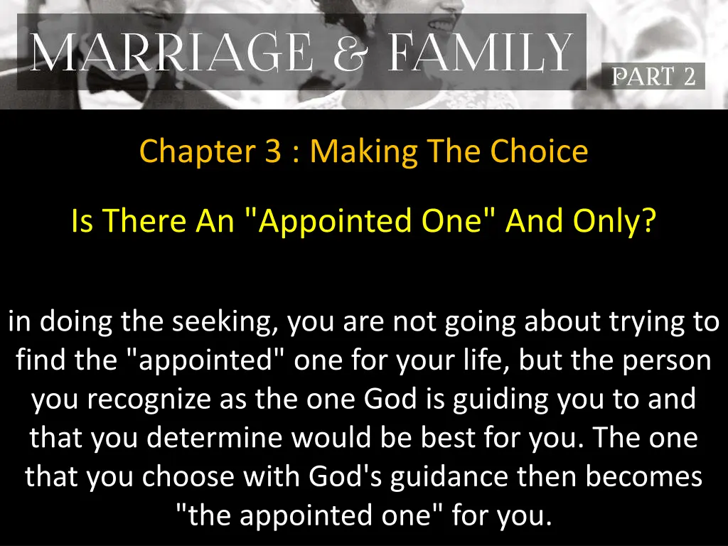 chapter 3 making the choice 12