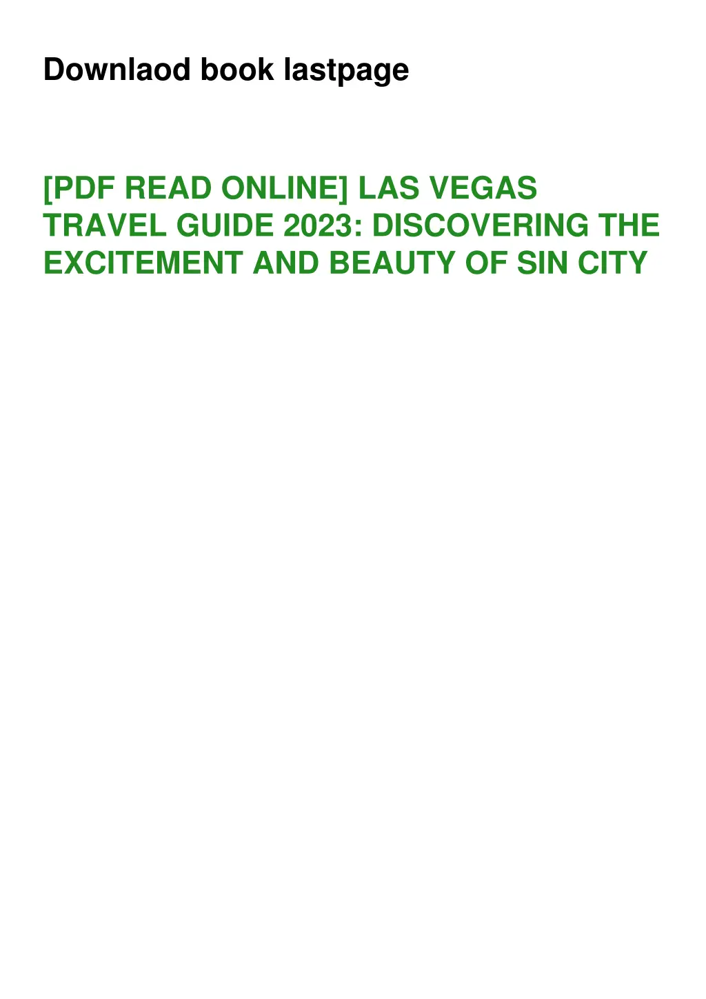 downlaod book lastpage pdf read online las vegas