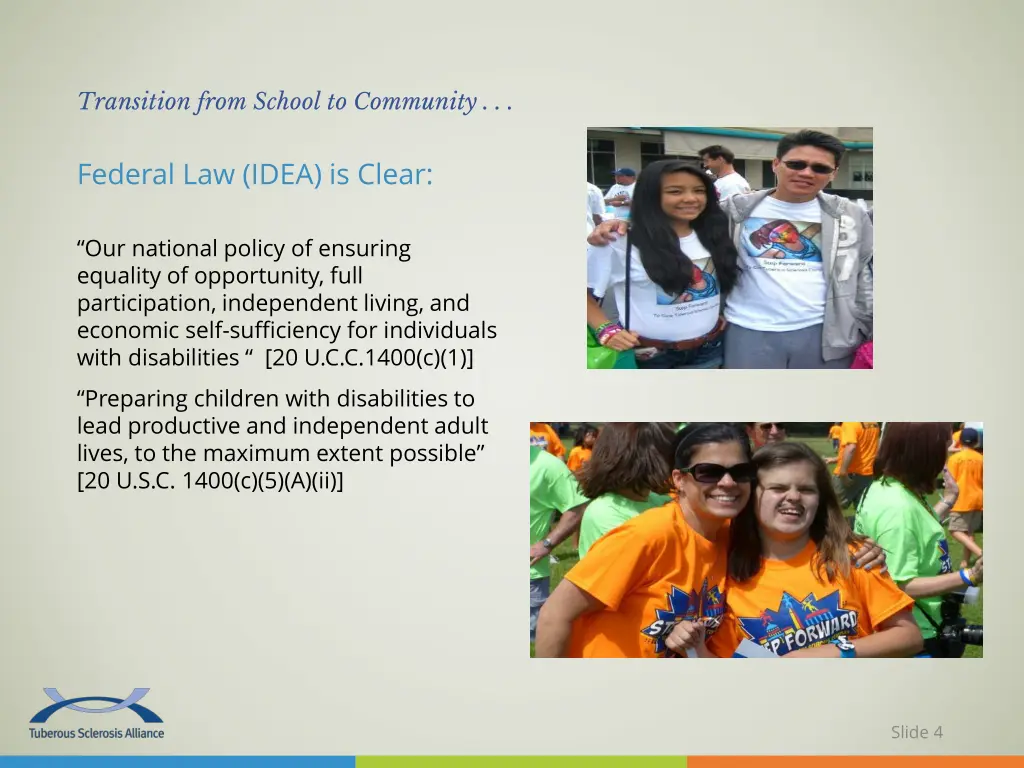 transition from school to community 2