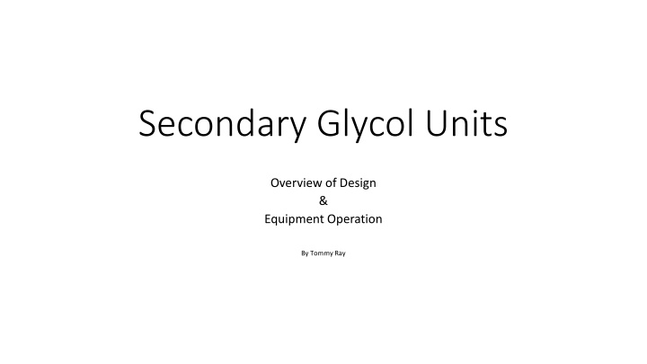 secondary glycol units