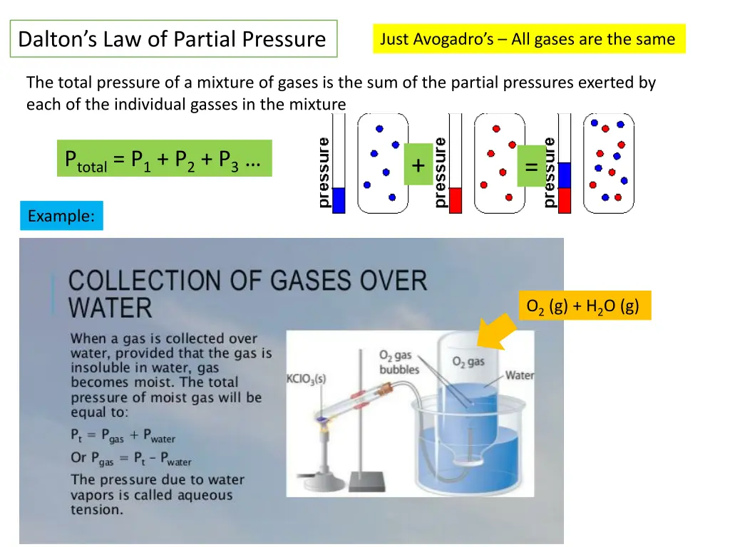 dalton s law of partial pressure