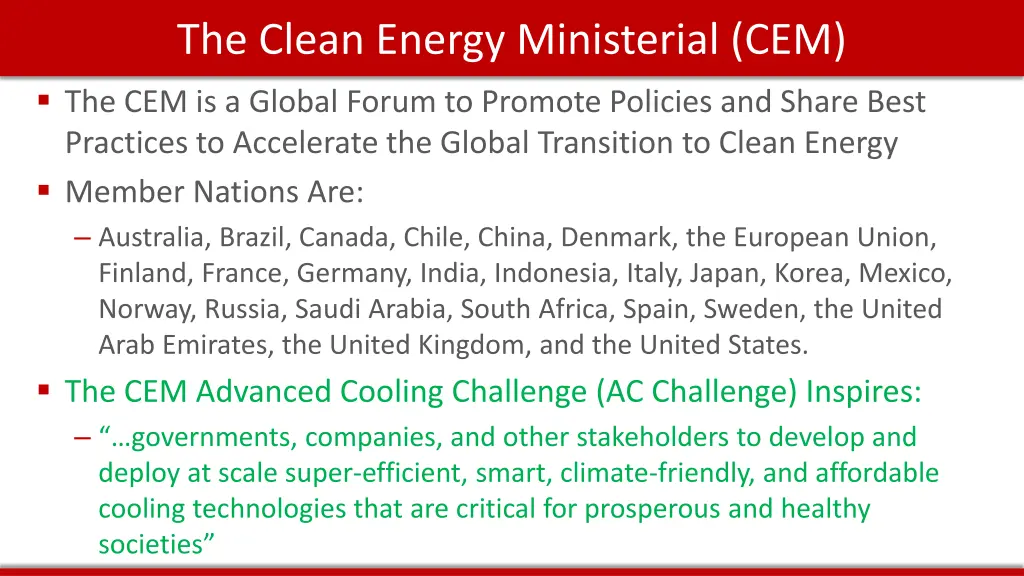 the clean energy ministerial