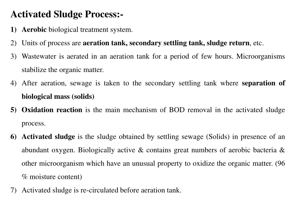 activated sludge process