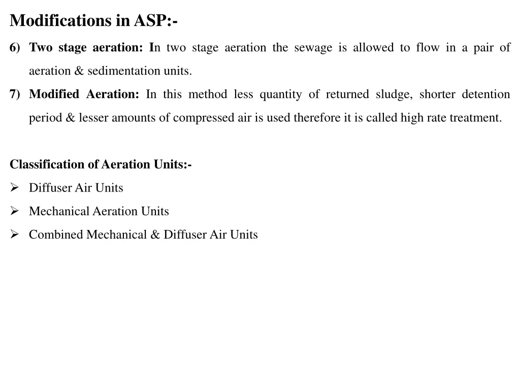 modifications in asp 1