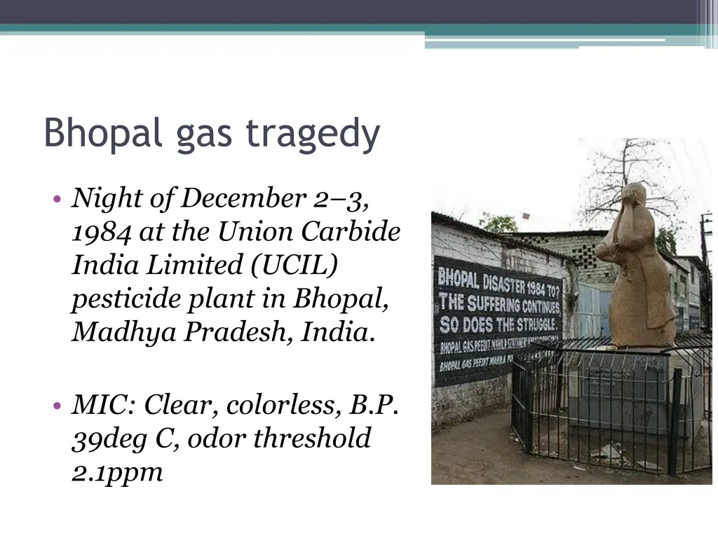 bhopal gas tragedy