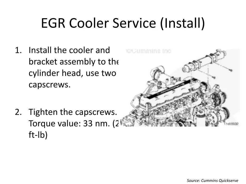 egr cooler service install