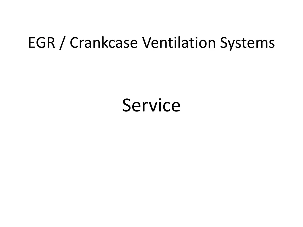 egr crankcase ventilation systems 2