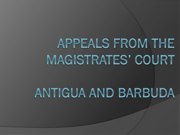 appeals from the appeals from the magistrates