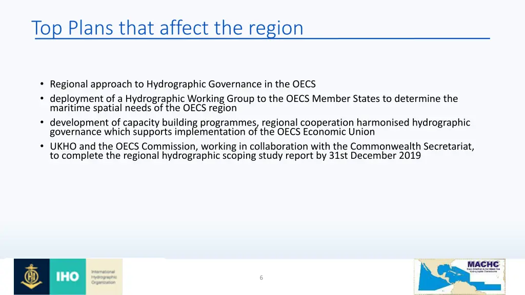 top plans that affect the region