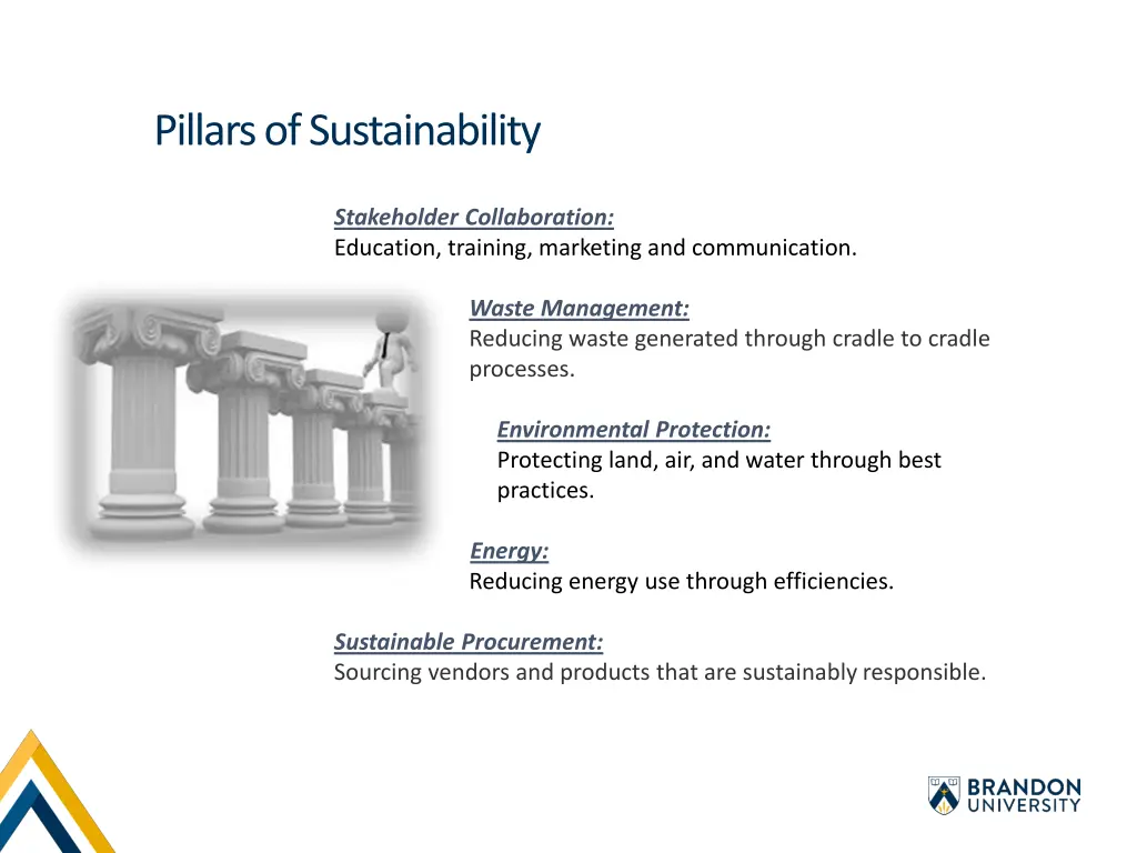 pillars of sustainability