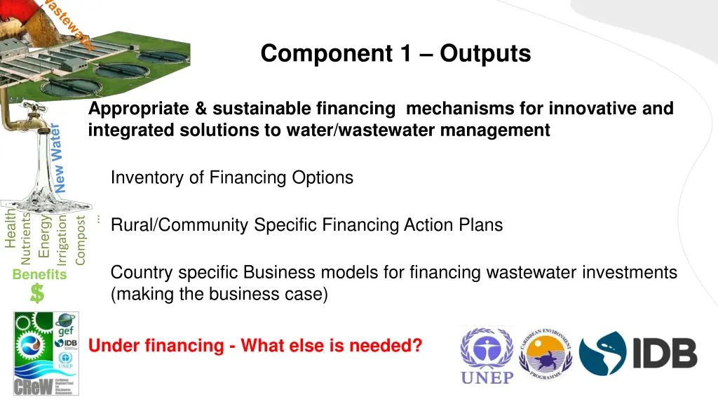 component 1 outputs