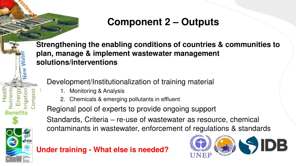 component 2 outputs