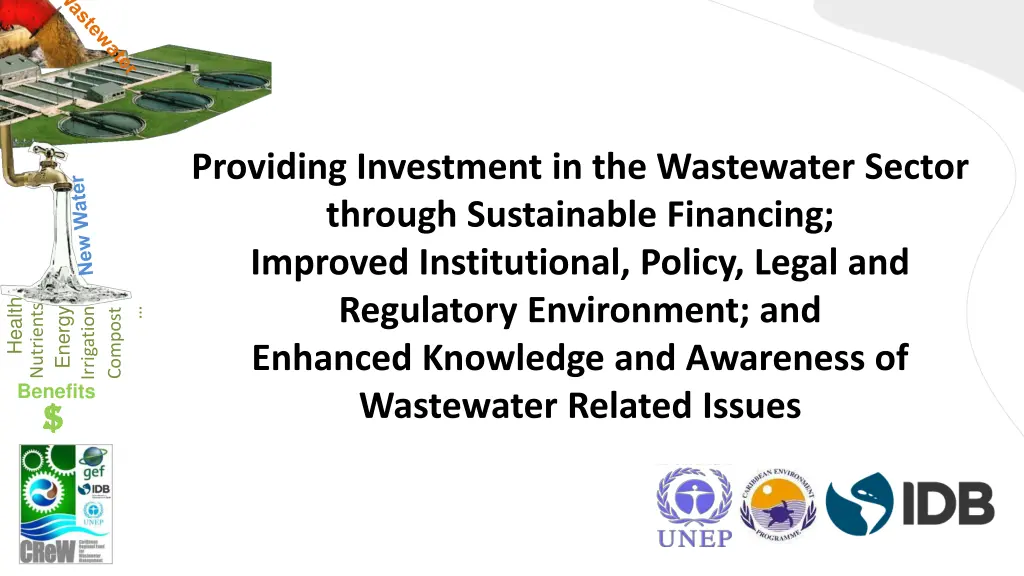 providing investment in the wastewater sector