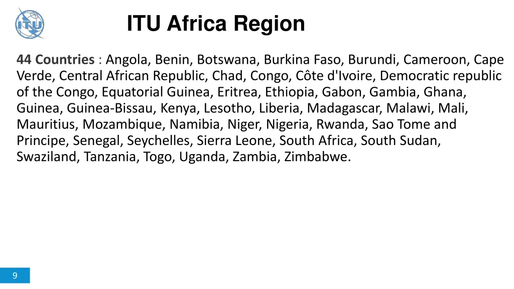 itu africa region