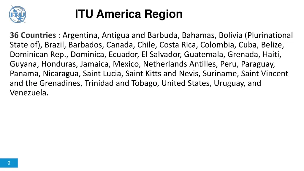 itu america region