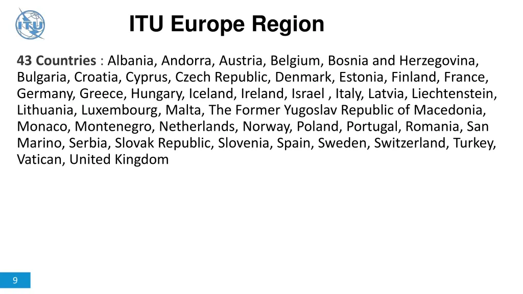 itu europe region