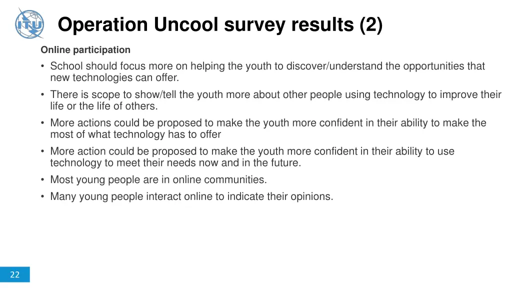 operation uncool survey results 2