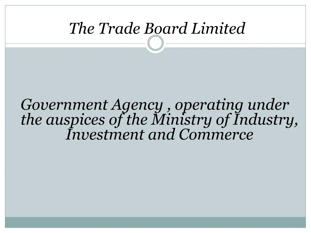 the trade board limited