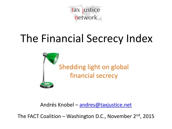 the financial secrecy index