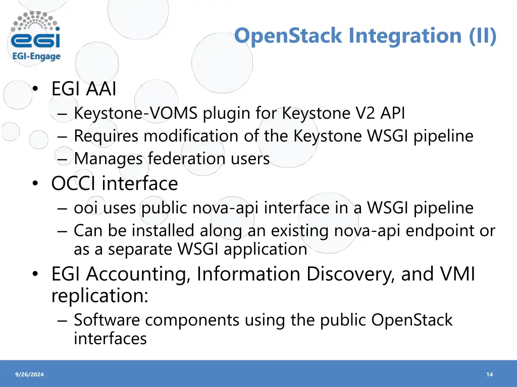 openstack integration ii