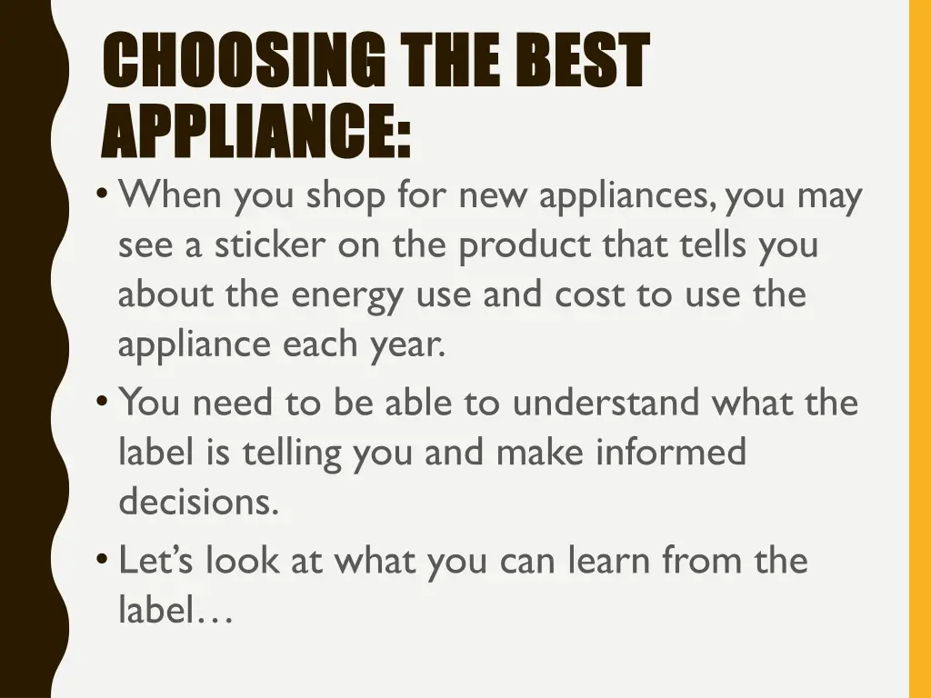 choosing the best choosing the best appliance