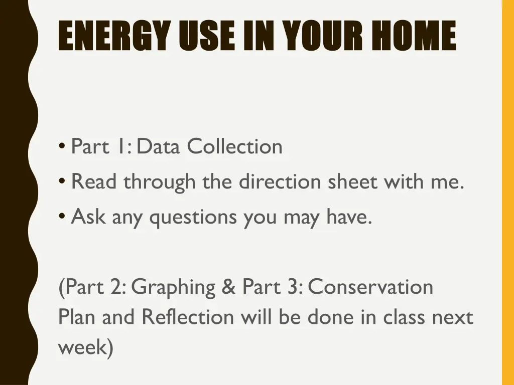 energy use in your home energy use in your home