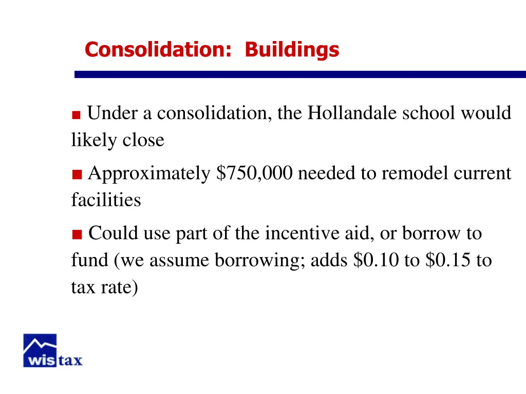 consolidation buildings