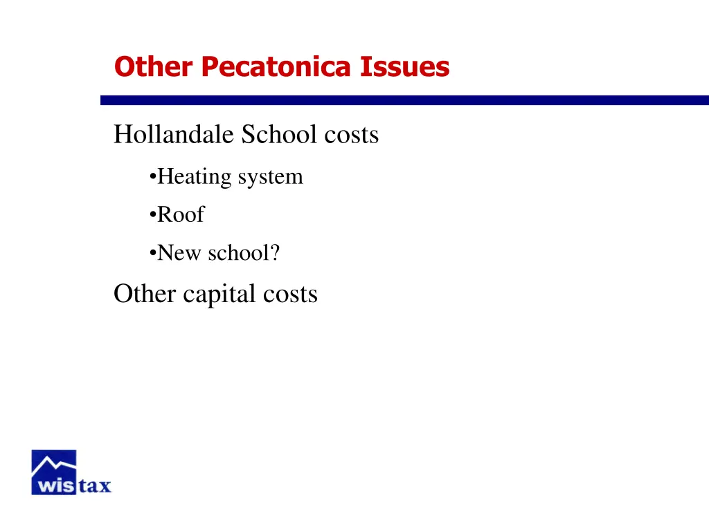 other pecatonica issues