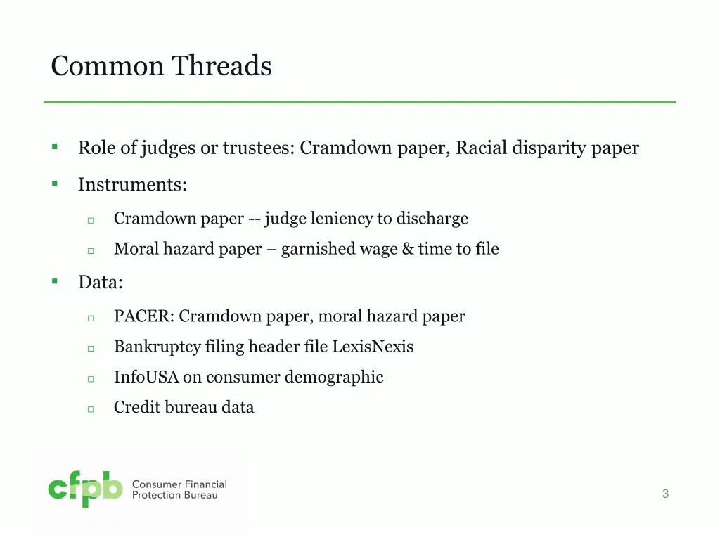 common threads