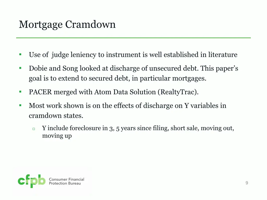 mortgage cramdown