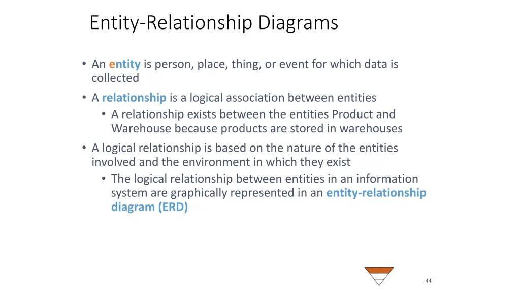 entity relationship diagrams