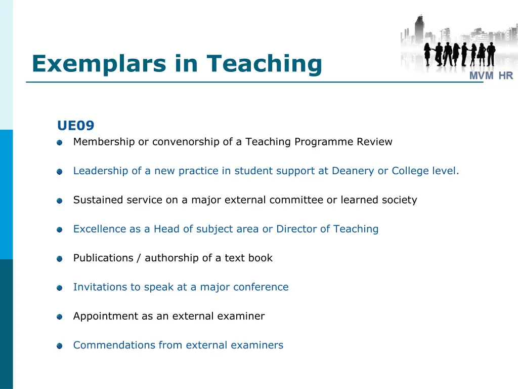 exemplars in teaching