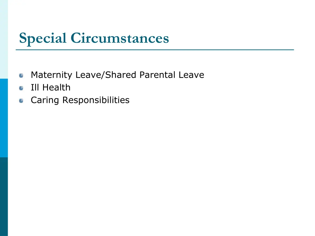 special circumstances