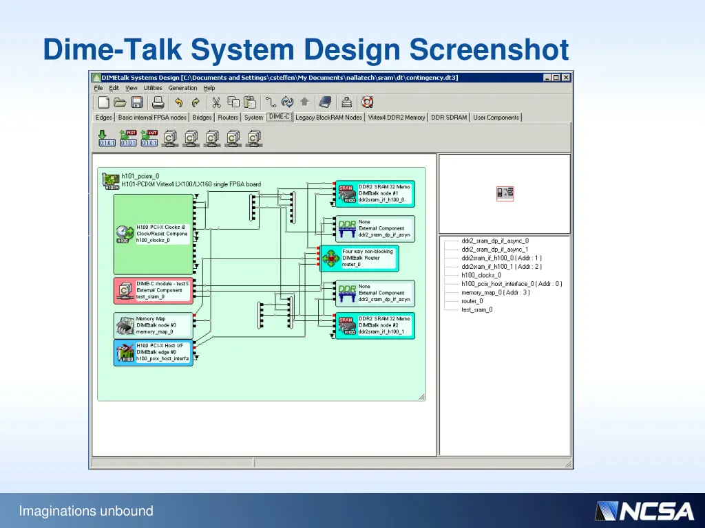 dime talk system design screenshot