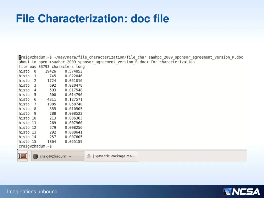 file characterization doc file