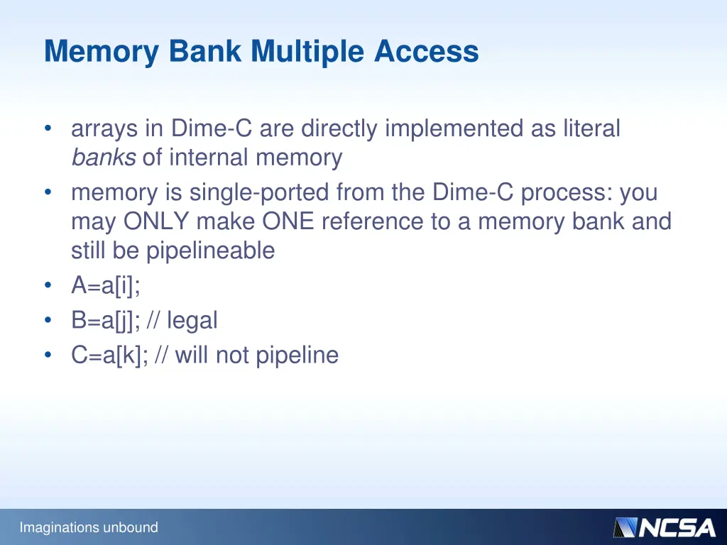 memory bank multiple access