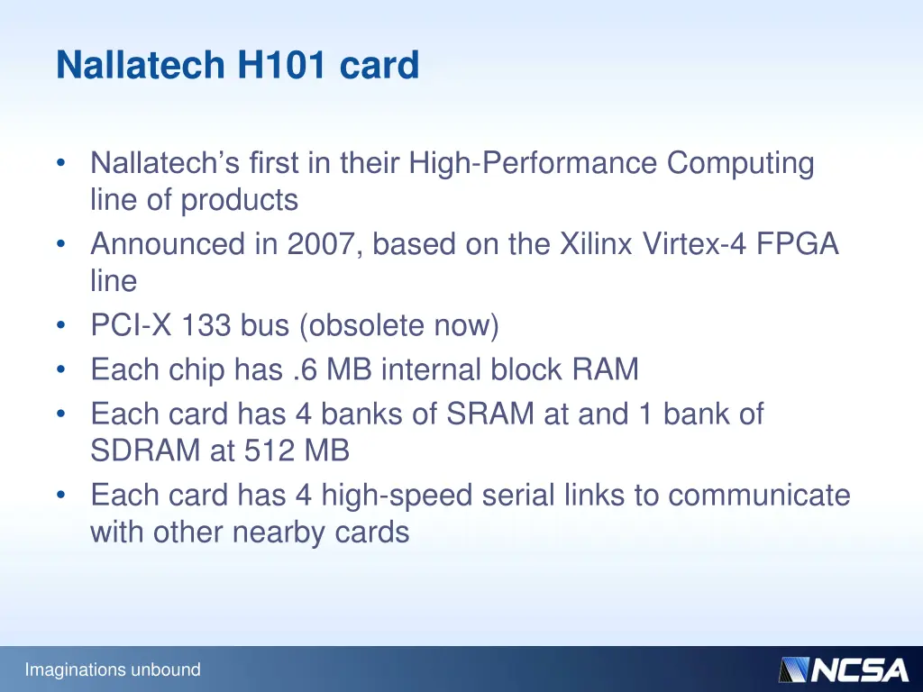 nallatech h101 card