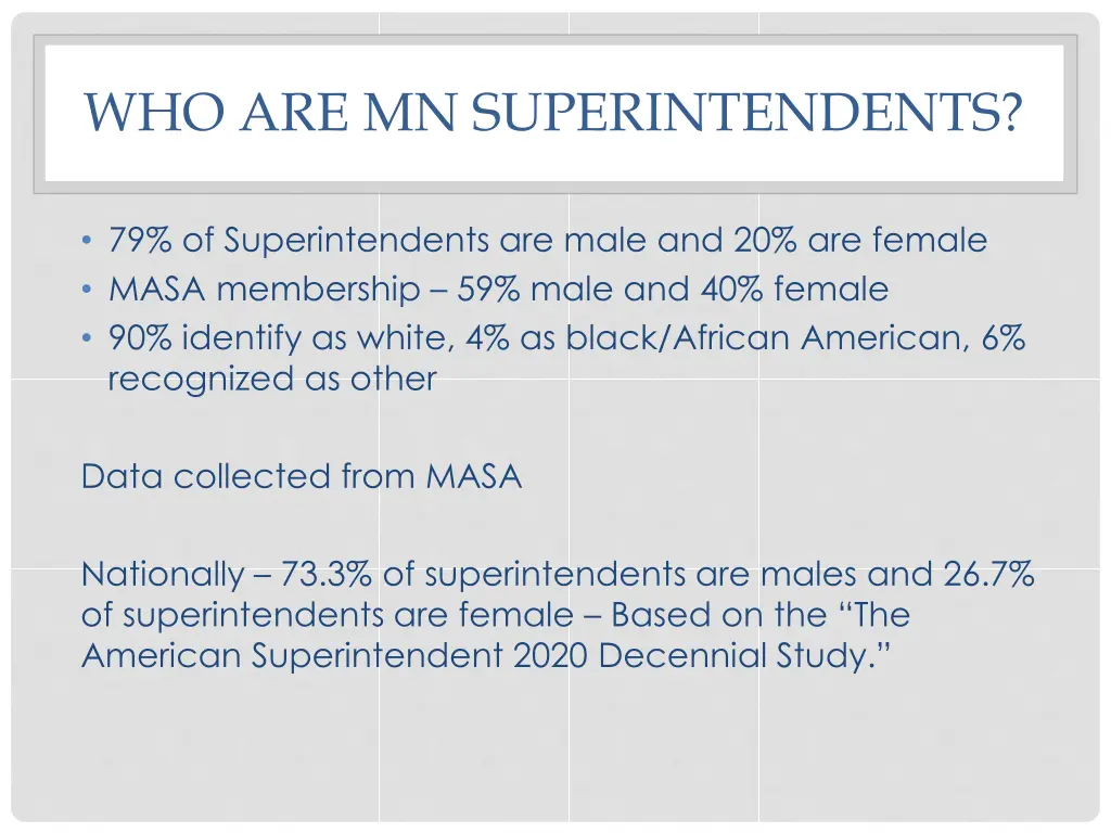 who are mn superintendents