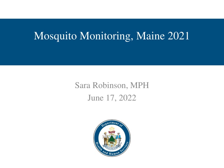 mosquito monitoring maine 2021