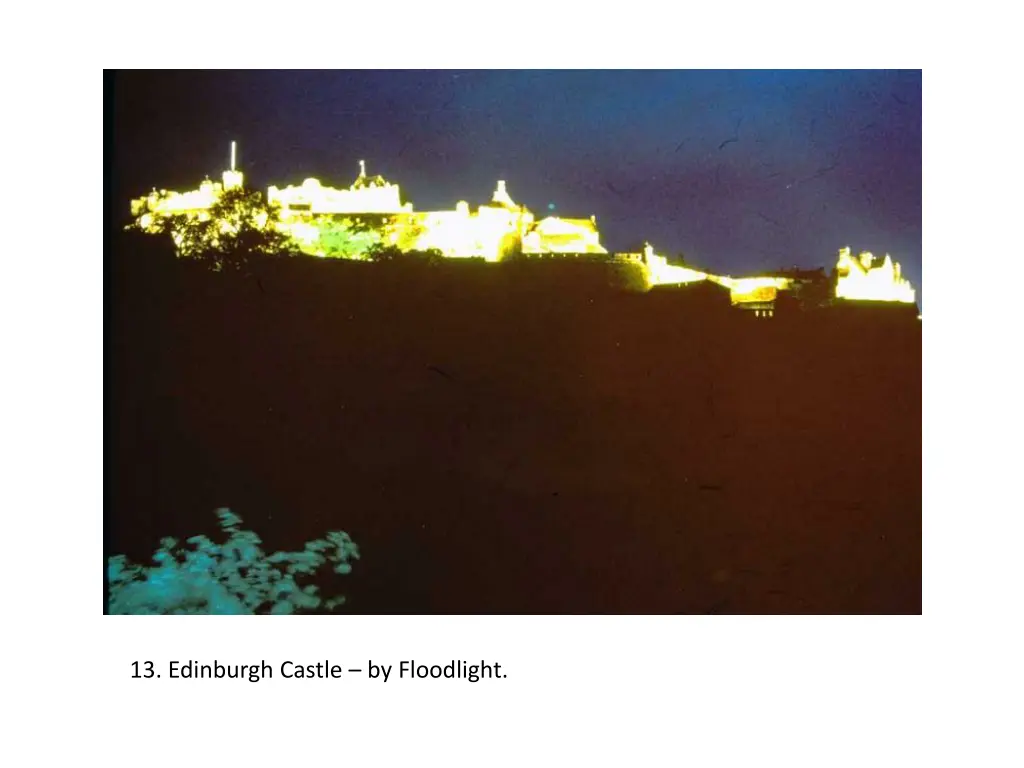 13 edinburgh castle by floodlight