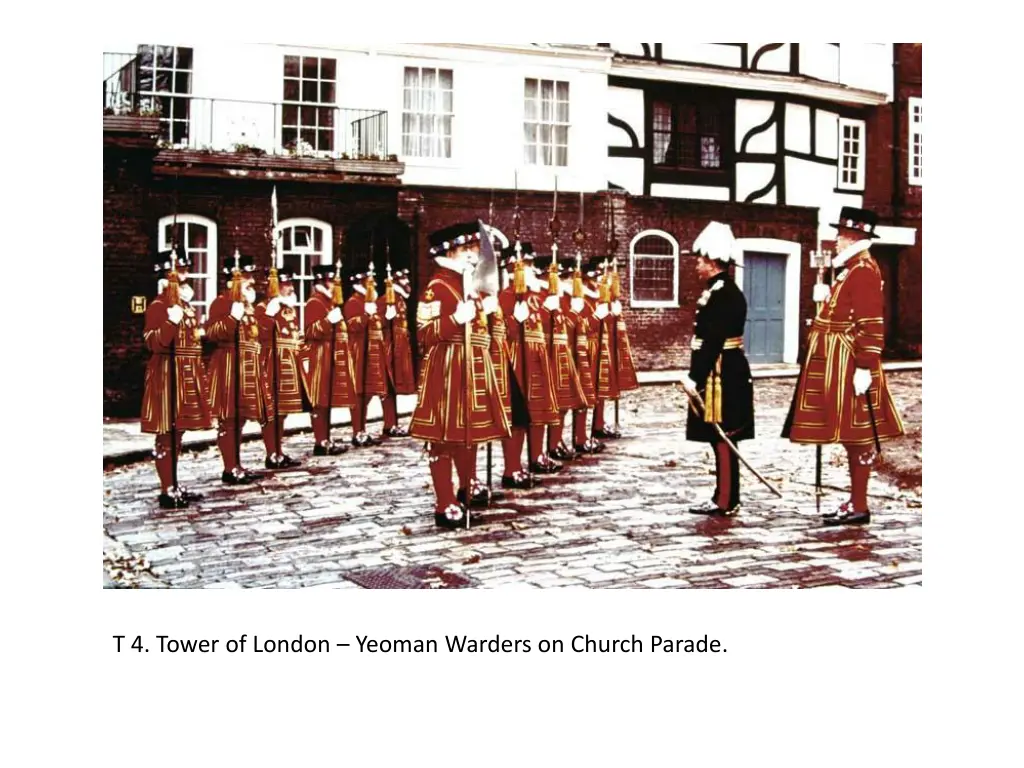 t 4 tower of london yeoman warders on church