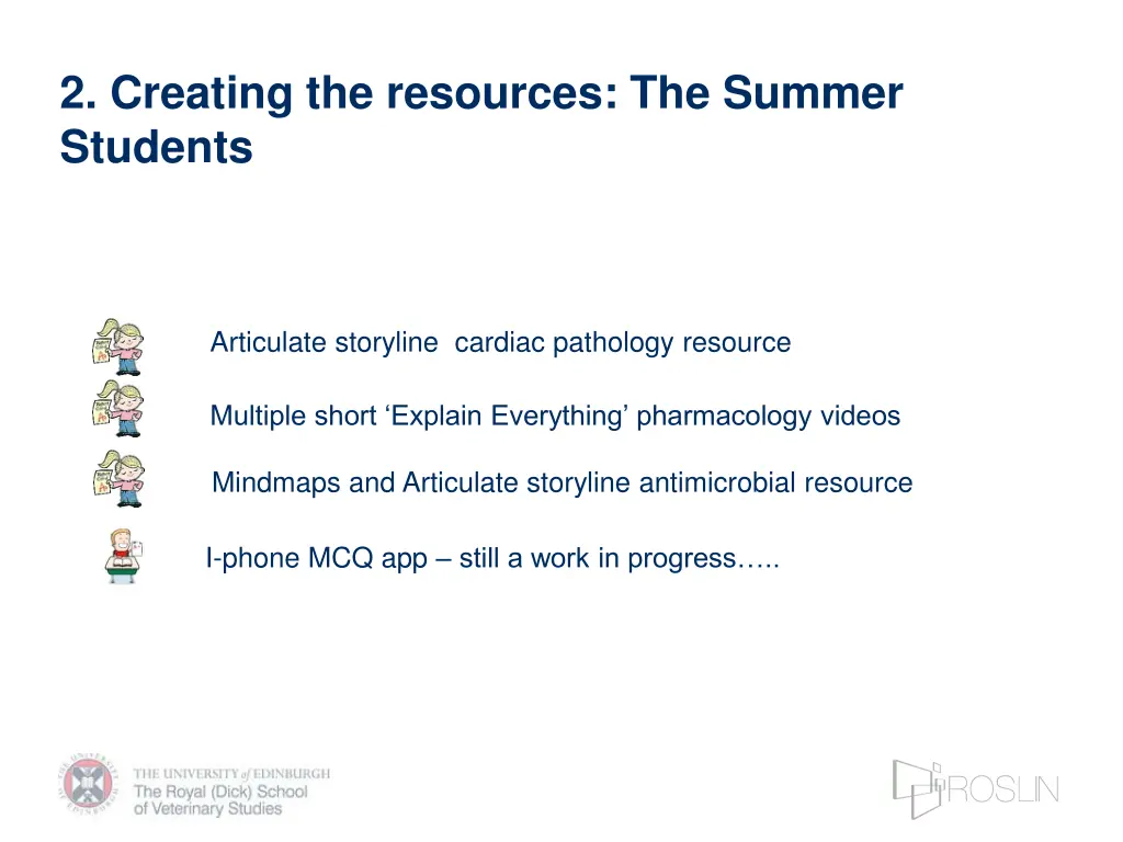 2 creating the resources the summer students