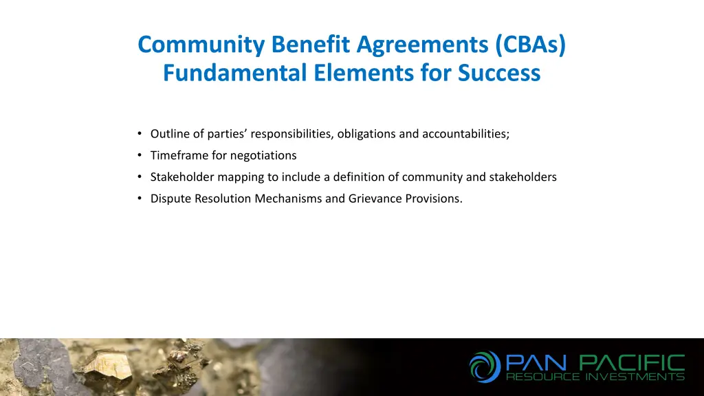 community benefit agreements cbas fundamental