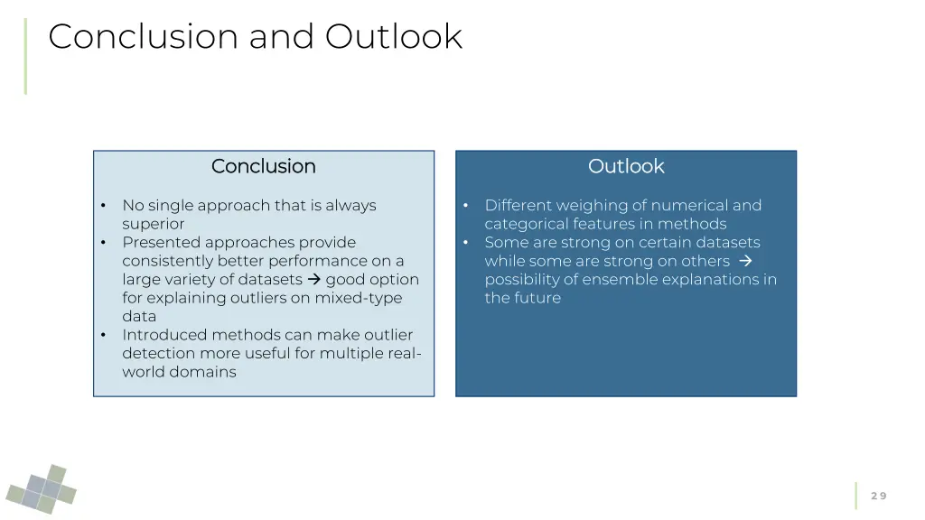 conclusion and outlook 3