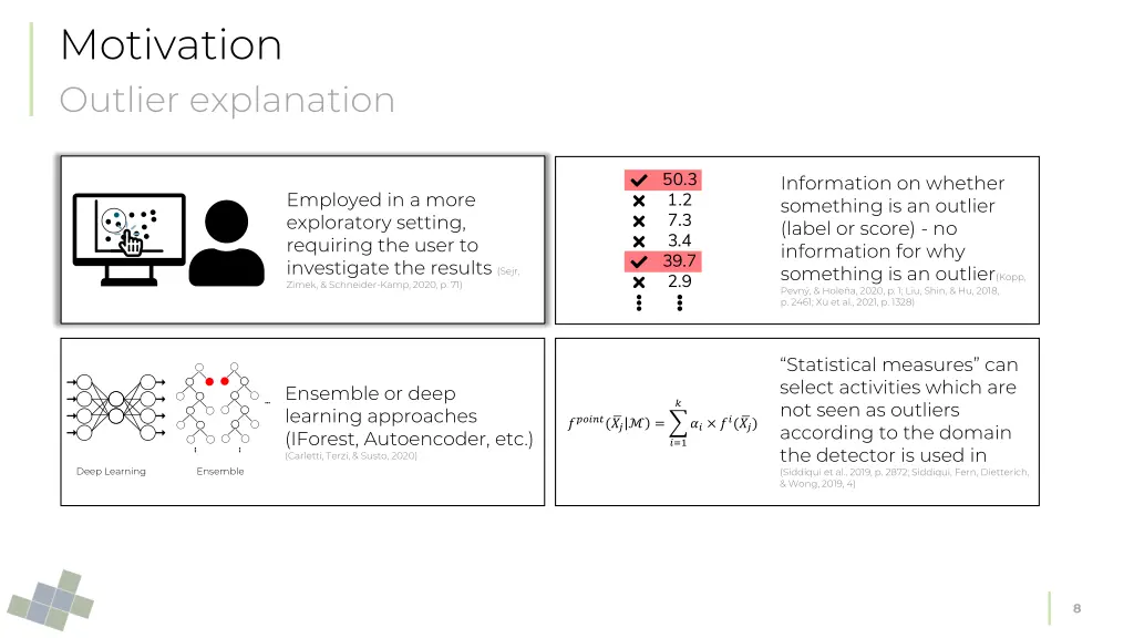 motivation outlier explanation 1