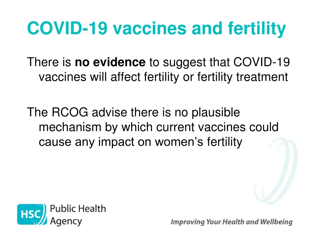 covid 19 vaccines and fertility